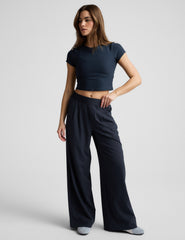 Elasticated Wide Leg Pant 31"