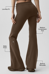 Airbrush Low-Rise Bootcut Legging - Espresso