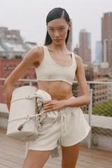Alosoft Center Stage Bra - Oatmeal Heather