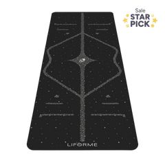 Liforme Magic Galaxy Yoga Mat - Gold & Silver