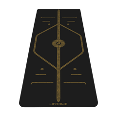 Liforme Black & Gold Yoga Mat