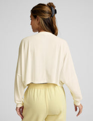 Studio Luxe Cropped Long Sleeve Tee