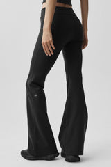 Airbrush Low-Rise Bootcut Legging - Black