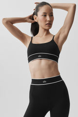 Alo Softsculpt Amp It Up Bra - Black