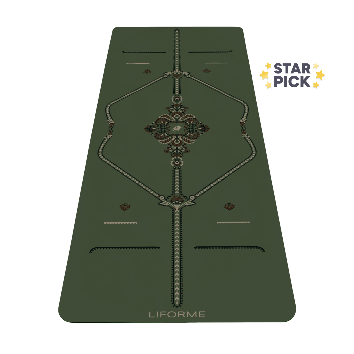 Liforme Deep Forest Mindful Garden Yoga Mat